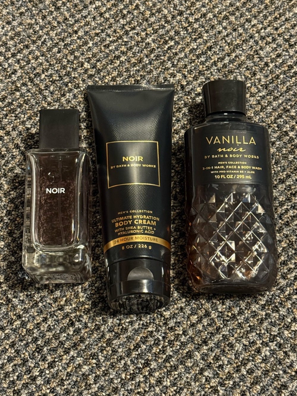 Bath & Body Works Noir & Vanilla Noir Gift Set - Black and Gold